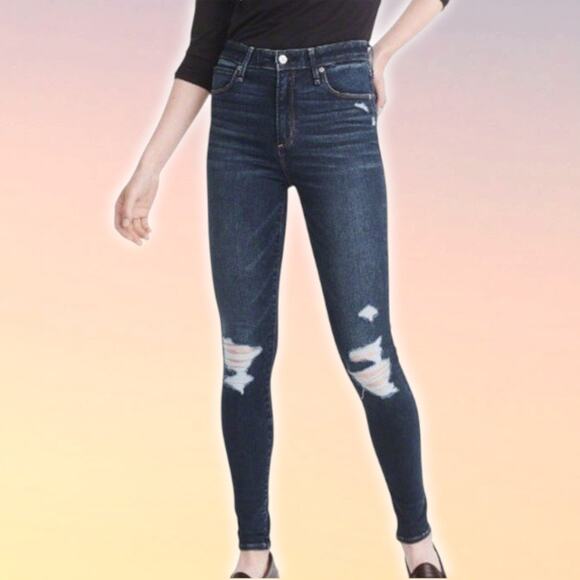 NWT ABERCROMBIE & FITCH Simone High Rise Super Skinny Jean Sz 26 - Picture 1 of 7